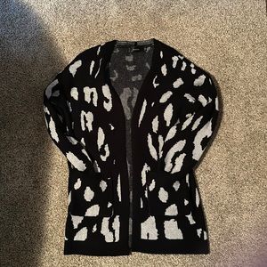 Zesica Animal Print Cardigan - S